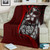 Kosrae Micronesia Premium Blanket Red - Turtle With Hook 2