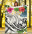 Tonga Polynesian Premium Blanket - Summer Plumeria (White) 5