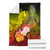 Tahiti Custom Personalised Premium Blanket - Humpback Whale with Tropical Flowers (Yellow) 7