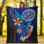 Marshall Islands Custom Personalised Premium Blanket - Vintage Tribal Mountain Crest 7