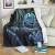 Tahiti Custom Personalised Premium Blanket- Blue Turtle 1