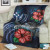 Kosrae Polynesian Premium Blanket - Blue Turtle Hibiscus 2