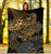 Tahiti Polynesian Premium Blanket - Gold Turtle Hibiscus Flowing 5