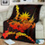 Nauru Polynesian Premium Blanket - Swordfish With Hibiscus 2
