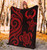 Pohnpei Micronesian Premium Blanket - Red Tentacle Turtle 4 Pohnpei Micronesian Premium Blanket - Red Tentacle Turtle 4