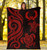 Pohnpei Micronesian Premium Blanket - Red Tentacle Turtle 5 Pohnpei Micronesian Premium Blanket - Red Tentacle Turtle 5