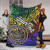 Palau Custom Personalised Premium Blanket - Rainbow Polynesian Pattern 1