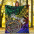 Palau Custom Personalised Premium Blanket - Rainbow Polynesian Pattern 2