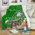 Fiji Custom Personalised Premium Blanket - Turtle Plumeria (Green) 6