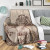 Nauru Premium Blanket - Hibiscus Flowers Vintage Style 7