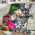 Niue Premium Blanket - Turtle Plumeria Banana Leaf 2