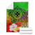 Wallis and Futuna Premium Blanket - Manta Ray Tropical Flowers (Green) 6