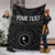 Chuuk Custom Personalised Premium Blanket - Chuuk Seal With Polynesian Tattoo Style (Black) 6