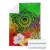 Fsm Polynesian Premium Blanket - Manta Ray Tropical Flowers (Green) 6