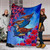 Guam Premium Blanket - KoKo Bird With Map 6