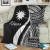 Nauru Premium Blanket - White Polynesian Tentacle Tribal Pattern 3