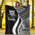 Tuvalu Premium Blanket - White Polynesian Tentacle Tribal Pattern 5