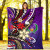 Pohnpei Premium Blanket - Tribal Flower With Special Turtles Purple Color 5
