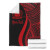Samoa Custom Personalised Premium Blanket - Red Polynesian Tentacle Tribal Pattern 7