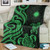 Marshall Islands Premium Blanket - Green Tentacle Turtle Crest 5