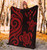 Kosrae Micronesian Premium Blanket - Red Tentacle Turtle 4