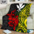 Hawaii Premium Blanket - Polynesian Patterns With Hibiscus Flowers 2