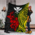 Hawaii Premium Blanket - Polynesian Patterns With Hibiscus Flowers 6