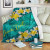 Yap Polynesian Custom Personalised Blanket - Plumeria With Blue Ocean 1