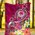 FSM Premium Blanket - Turtle Plumeria (Pink) 1
