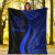 Palau Custom Personalised Premium Blanket - Blue Polynesian Tentacle Tribal Pattern Crest 6 Palau Custom Personalised Premium Blanket - Blue Polynesian Tentacle Tribal Pattern Crest 6