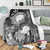CNMI Premium Blanket - Humpback Whale with Tropical Flowers (White) 4
