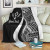 Kosrae Custom Personalised Premium Blanket - White Polynesian Tentacle Tribal Pattern 2