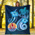 Tahiti Personalised Premium Blanket - Turtle and Tribal Tattoo Of Polynesian 3