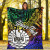 Tahiti Custom Personalised Premium Blanket - Rainbow Polynesian Pattern 3