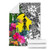 New Caledonia Custom Personalised Premium Blanket White - Turtle Plumeria Banana Leaf 7
