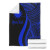 Nauru Custom Personalised Premium Blanket - Blue Polynesian Tentacle Tribal Pattern 7