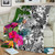 New Caledonia Premium Blanket White - Turtle Plumeria Banana Leaf Crest 1