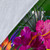 Palau Premium Blanket White - Turtle Plumeria Banana Leaf 8
