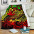 Vanuatu Polynesian Premium Blanket  - Reggae Shark Polynesian Tattoo 1