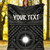 Marshall Personalised Premium Blanket - Marshall Seal With Polynesian Tattoo Style (Black) 5
