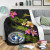 Northern Mariana Islands Polynesian Custom Personalised Blanket - Plumeria Tribal 3