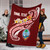 Guam Personalised Premium Blanket - Guam Seal Polynesian Patterns Plumeria (Red) 6