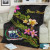 Samoa Polynesian Custom Personalised Blanket - Plumeria Tribal 2
