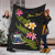 Samoa Polynesian Custom Personalised Blanket - Plumeria Tribal 6