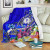 Kosrae Premium Blanket - Turtle Plumeria (Blue) 4