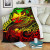 Polynesian Wallis and Futuna Premium Blanket - Reggae Shark Polynesian Tattoo 1