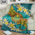 Tahiti Polynesian Blanket - Manta Ray Ocean 2