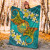 Tahiti Polynesian Blanket - Manta Ray Ocean 4
