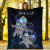 Guam Polynesian Premium Blanket - Blue Turtle Couple 5