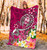 Guam Premium Blanket - Turtle Plumeria (Pink) 4